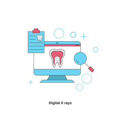 Dental Services Concept Digital X-ray