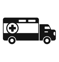 Emergency Ambulance Car Icon Simple