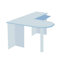 Corner Desk Icon Colorful Design