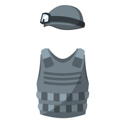 Bulletproof Vest And Helmet