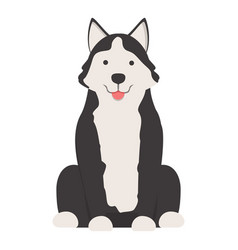 Husky Dog Icon Cartoon Cute Wolf