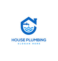 Home Plumbing Service Logo Design