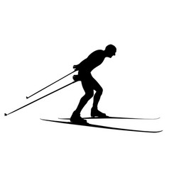 Male Skier Cross Country Ski