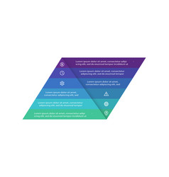 Pyramid With 6 Elements Infographic Template