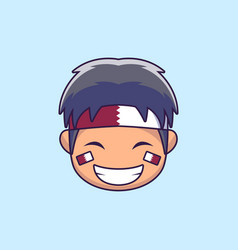 Cute Boy World Cup Cartoon Design