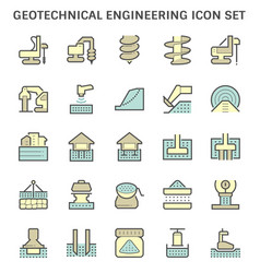 Geotechnical Engineering And Soil Testing Icon