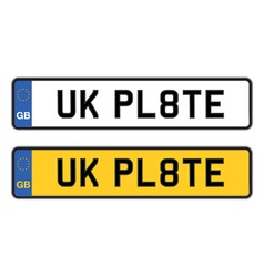 Uk Number Plate