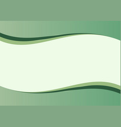 Abstract Light Green Background With Waves And