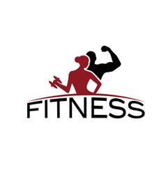 Man and woman of fitness silhouette character Vector Image