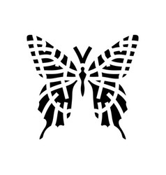 Eastern Tiger Swallowtail Summer Glyph Icon