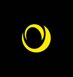 Yellow Circle Logo Template Design