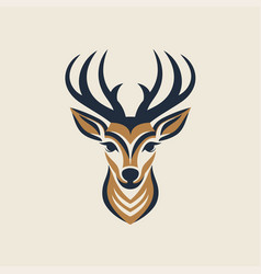 Deer Head Logo Template Icon Design Deer Head