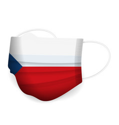 Medical Mask Czech Republic Flag