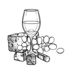 Coloring Page Wine Vector Images (over 1,500)