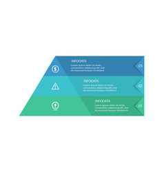 Pyramid With 3 Elements Infographic Template