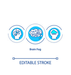 Brain Fog Concept Icon