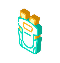 Sling Accessory For Baby Isometric Icon