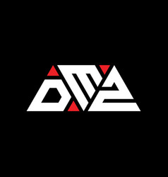 Dmz Triangle Letter Logo Design With Triangle