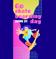 Go Skateboarding Day Poster Design