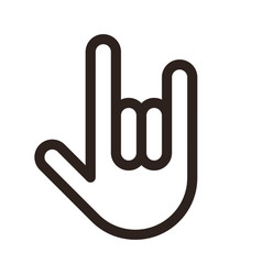 Rock And Roll Hand Sign