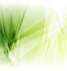 Bright Green Geometric Shapes Tech Background