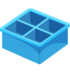 Freezer Ice Cube Tray Color Icon