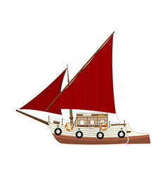 Cartoon Felucca