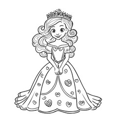 Little Princess Coloring Page For Kids