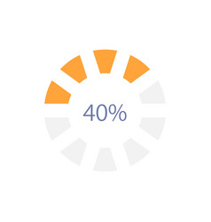 Segmented Circular Bar Infographic Chart Design