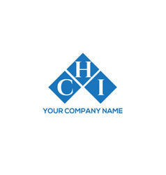 Chi Letter Logo Design On White Background