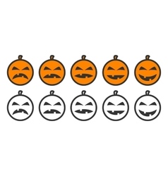 Halloween Pumpkin Emoji Icons