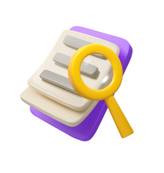 3d Icon Search Information