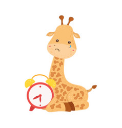 Cute Clipart Giraffe In Cartoon Style