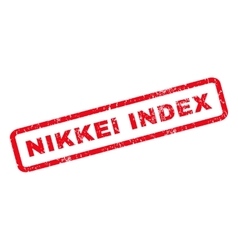 Nikkei Index Rubber Stamp