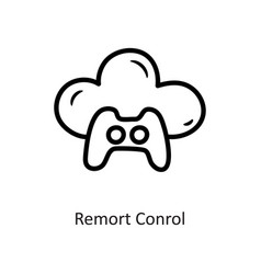 Remort Control Outline Icon Design