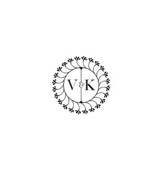 Vk Simple Wedding Initial Concept With High