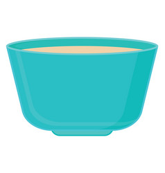 Blue Mixing Bowl On A White Background