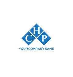 Chp Letter Logo Design On White Background