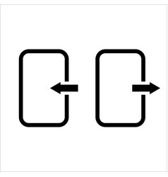 Exit Icon Logout And Output Outlet Out Symbol Flat