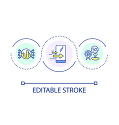 Wireless Communication Loop Concept Icon