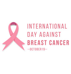 International Day Against Breast Cancer Banner