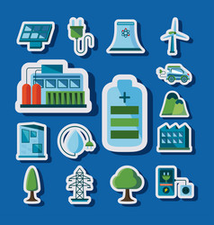 Fifteen Clean Energy Icons