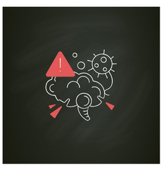 Brain Damage Chalk Icon