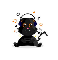 Cat Listening Music Design