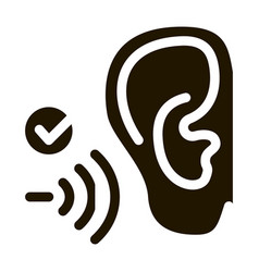 Good Hearing Perception Icon Glyph