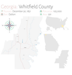 Map Whitfield County In Georgia