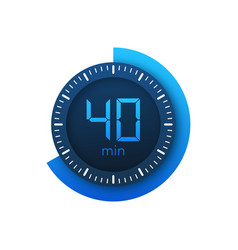 40 Minutes Stopwatch Icon Stopwatch