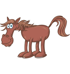 Brown Horse Cartoon