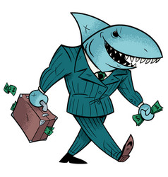 Business Shark Isolated