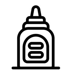 Nasal Spray Bottle Icon Representing Treatment For